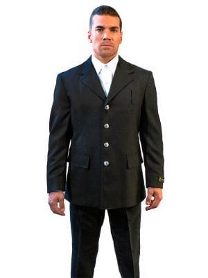209PY - Single Breasted Coat with Bottom Flaps - 100% Polyester