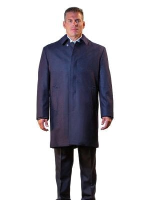 204MW - Bostonian Mens 100% Wool Single Breasted Coat